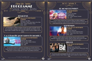Les films de la Salle St Jean à Château-Salins en septembre 2025
