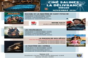 Les films de la Délivrance à Dieuze en Novembre 2026