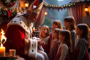 Saint Nicolas en visite à Juvelize