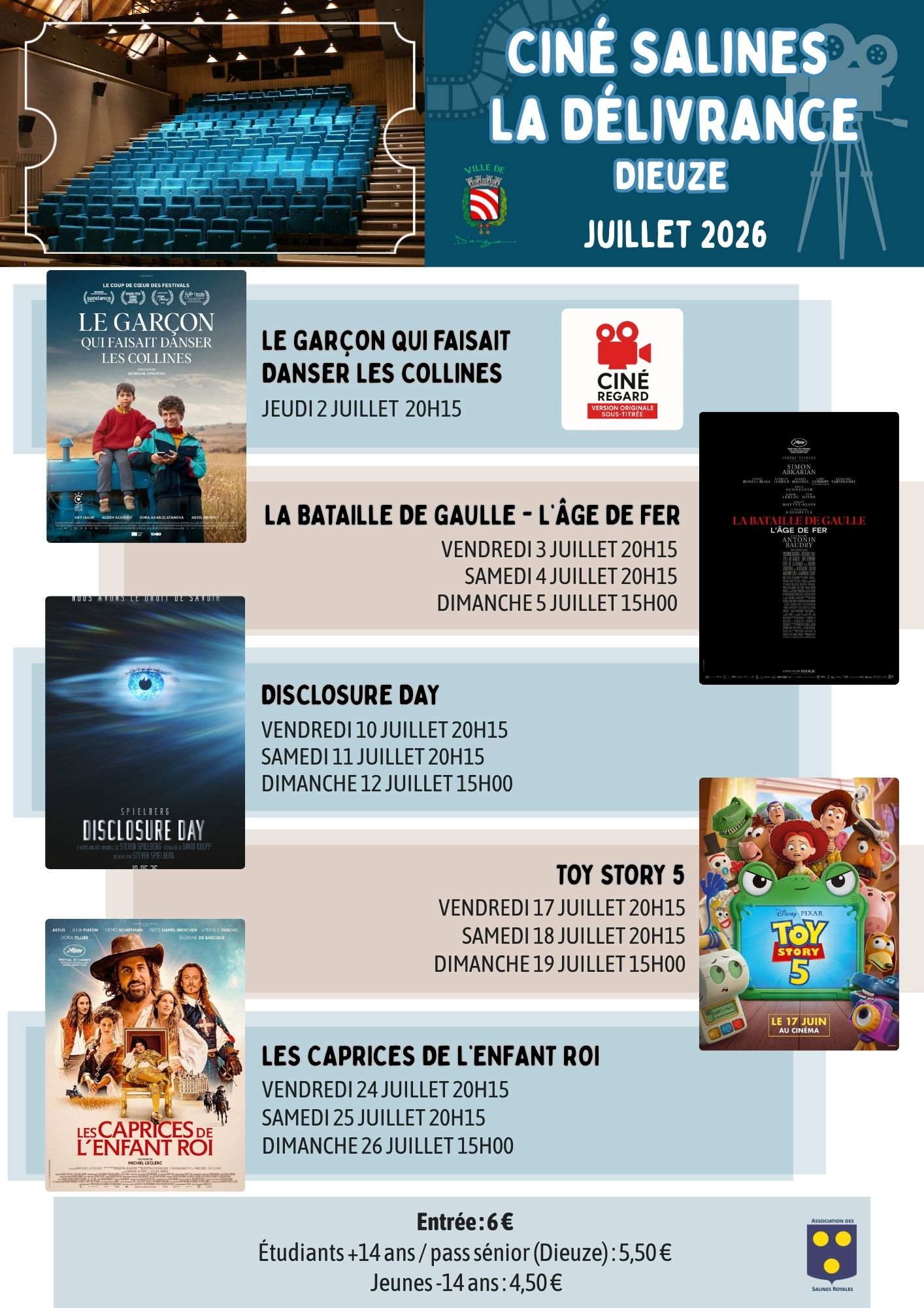 Programme cine juillet 2026 1